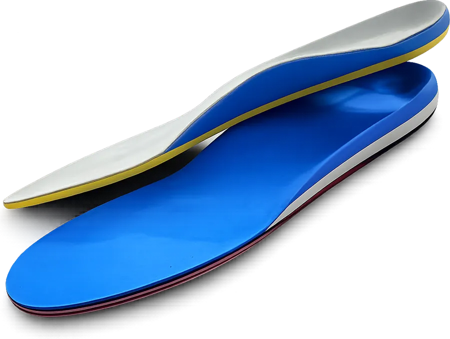 Par de plantares personalizados en color azul
